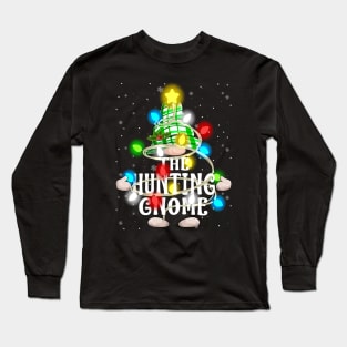 The Hunting Gnome Christmas Matching Family Shirt Long Sleeve T-Shirt